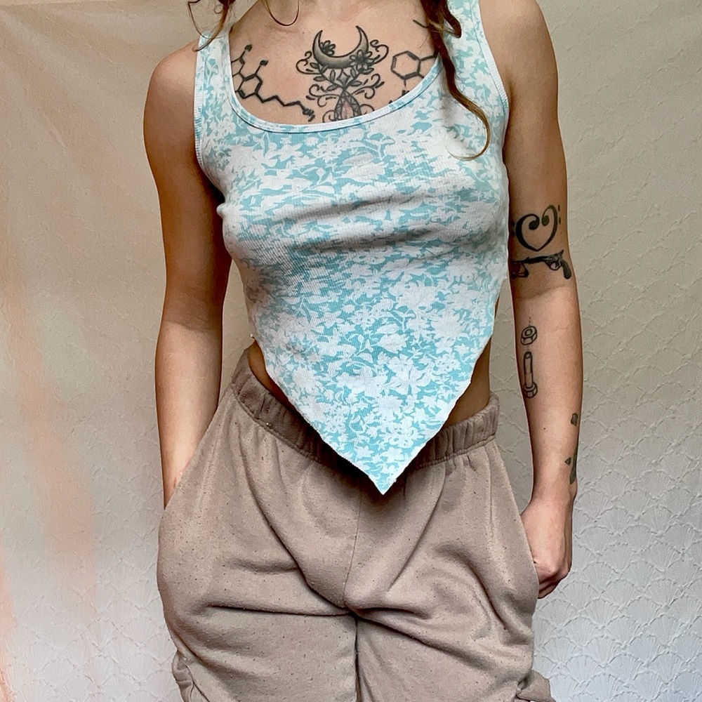 Upcycled PIXIE TANK Sustainable Fasion Pastel